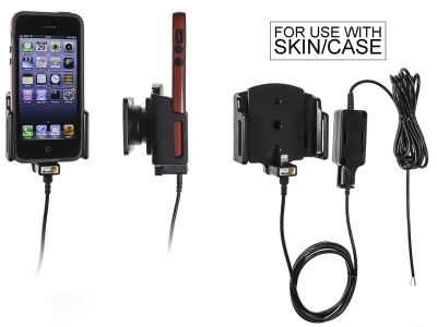 Brodit Aktivhalter zur festen Installation, Apple iPhone 12 Mini/13 Mini/5/5C/5S/SE