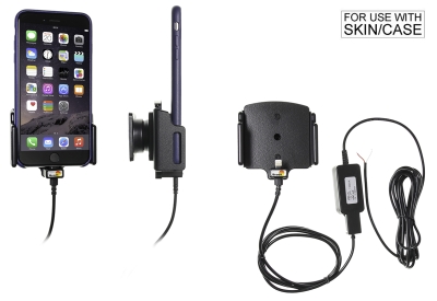 Brodit Aktivhalter zur festen Installation, Apple iPhone 11/11 Pro/6 Plus/6S Plus/7 Plus/8 Plus/X/XR/Xs/Xs Max