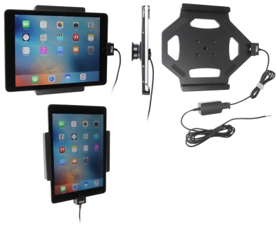 Brodit Aktivhalter zur festen Installation, Apple iPad Air 2 (A1566, A1567)/Pro 9.7 (A1673, A1674, A1675)
