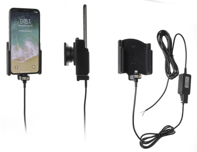 Brodit Aktivhalter zur festen Installation, Apple iPhone X/Xs