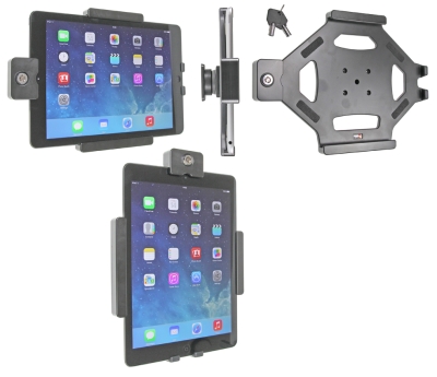 Brodit Halterung mit Schlüsselschloss, Apple iPad 5th Gen (A1822, A1823)/9.7 6th Gen (A1893, A1954)/9.7 New/Air (A1474, A1475, A1476)