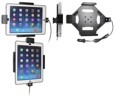 Brodit Halter mit Federverriegelung, Apple iPad 5th Gen (A1822, A1823)/9.7 6th Gen (A1893, A1954)/9.7 New/Air (A1474, A1475, A1476)