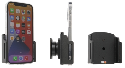 Brodit Passive Halterung mit Kugelgelenk, Apple iPhone 12/12 Pro/13/13 Pro/14 Pro/15/15 Pro/16/16 Pro/16e