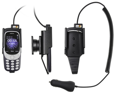 Brodit Aktivhalterung mit Zigarettenanzünderstecker, Nokia 3310 (2017)