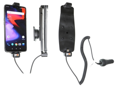 Brodit Aktivhalterung mit Zigarettenanzünderstecker, OnePlus 6/6T/7
