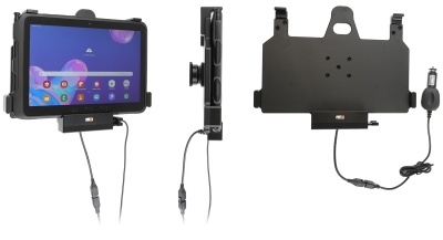 Brodit Aktivhalterung mit Zigarettenanzünderstecker, Samsung Galaxy Tab Active Pro T540/T545/T547/T547U