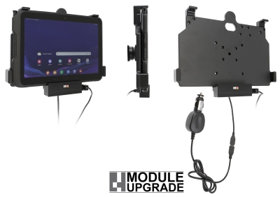 Brodit Aktivhalterung mit Zigarettenanzünderstecker, Samsung Galaxy Tab Active 4 Pro SM-T630/SM-T636
