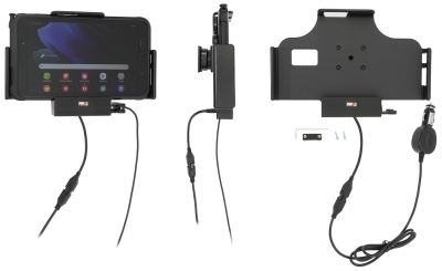 Brodit Aktivhalterung mit Zigarettenanzünderstecker, Samsung Galaxy Tab Active 2 SM-T390/SM-T395/3 SM-T570/SM-T575