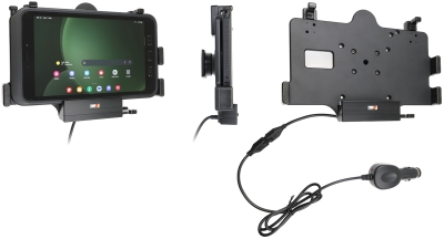 Brodit Aktivhalterung mit Zigarettenanzünderstecker, Samsung Galaxy Tab Active 3 SM-T570/SM-T575/5 SM-X300/SM-X306B