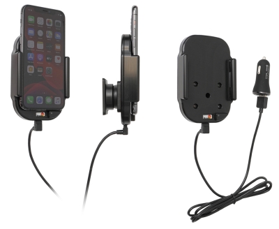 Qi kabelloser aktiver Handyhalter mit Autoladegerät, Apple iPhone 11 Pro