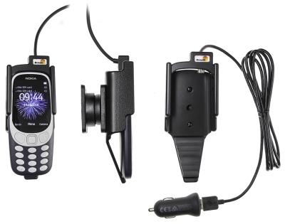 Aktive Halterung mit USB-Kabel und Zigarettenanzünder-Adapter, Nokia 3310 (2017)