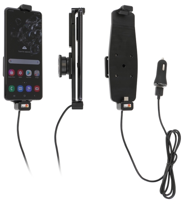 Brodit Aktivhalter mit USB-Kabel und Zigarettenanzünder-Adapter, Samsung Galaxy Note 20 Ultra 5G/S20 Ultra 5G (SM-G988B)
