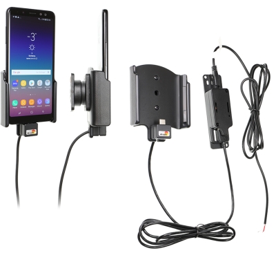 Brodit Aktivhalterung für feste Installation, Samsung Galaxy A8 (2018)