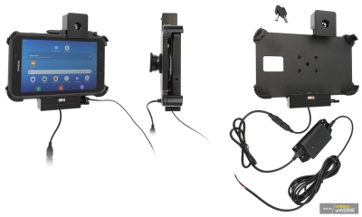 Brodit Halter mit Schlüsselschloss, Samsung Galaxy Tab Active 2 SM-T390/SM-T395