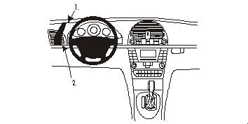 Brodit ProClip, Mercedes Benz E-Class, Limousine 02-09