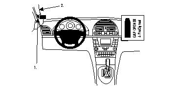Brodit ProClip, Mercedes Benz E-Klasse, Coupé/Sedan/Kombi 02-09