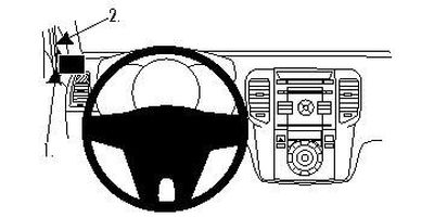 ProClip Montagehalterung Hyundai IX20 11-15, links