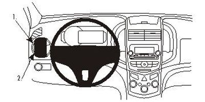 ProClip Montagehalterung Chevrolet Trax 14-14, Links