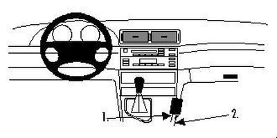 BMW 316-330/M3 E46 98-04/Compact 01-07, Konsole