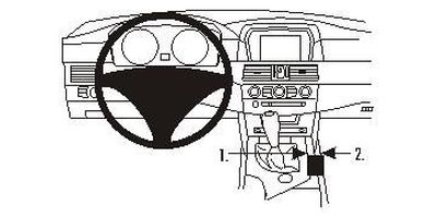 BMW 520-545/M5 E60, E61 04-10, Konsole