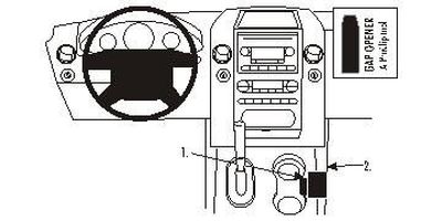 Ford F-150 04-08, Konsole