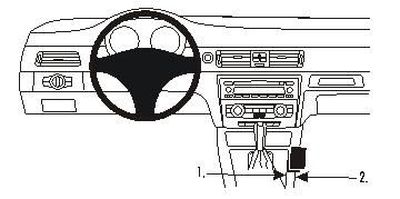 BMW 316-330/E90/E91/E92/E93 05-12, Konsole