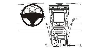 Lexus GS Serie 05-12, Konsole