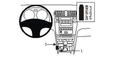 Lexus IS Serie 06-13, Konsole, manuelle Schaltung
