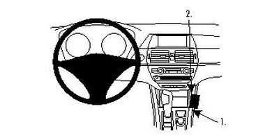 BMW X5 07-13/X6 09-14, Konsole