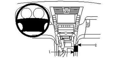 Lexus LS Serie 07-12, Konsole