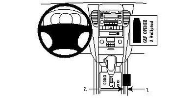 ProClip Montagehalterung Kia Sorento 08-09, Konsole