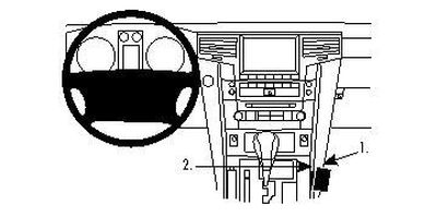 Lexus LX Serie 08-15, Konsole