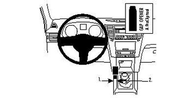 Subaru Outback 10-14, Konsole, links