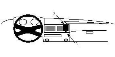 ProClip Montagehalterung BMW 316-325 82-90