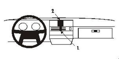 Volvo 340/360 84-89, zentriert