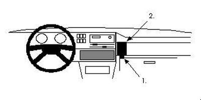 Volkswagen Golf II 84-91, angewinkelt