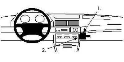 BMW 730-750 E32 87-93, Abgewinkelt