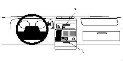 Chrysler Voyager 94-95, Zentriert, Niedrig