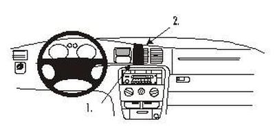 Opel Vectra 96-01, zentriert