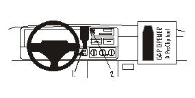 Brodit ProClip, Jeep Grand Cherokee 96-98