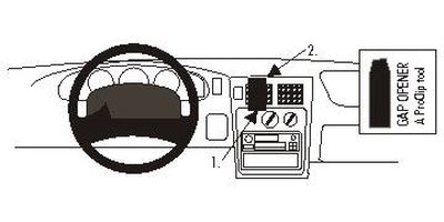 ProClip Montagehalterung Toyota Tacoma 95-04, zentriert