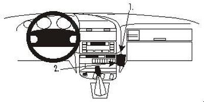 BMW 316-328 91-98, niedrig angewinkelt