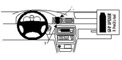 Toyota Camry 97-01, zentriert