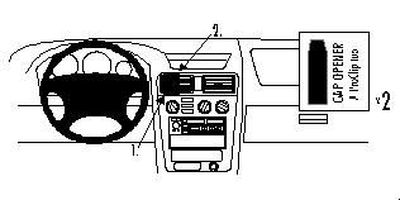 Mitsubishi Galant 97-03, Zentriert