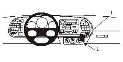 Saab 9-3 98-02/900 94-98, Geneigt