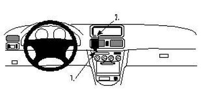 Toyota Corolla 98-99, Zentriert
