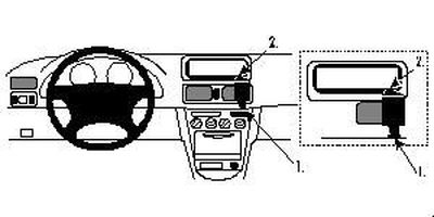 Toyota Corolla 98-99, Geneigt, Hoch
