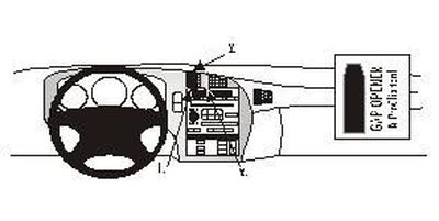 Saab 9-5 98-05, Center, Holzpanel