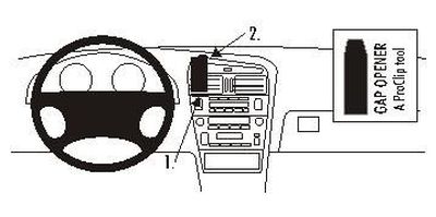 ProClip Montagebügel Lexus GS Serie 98-05, Zentriert