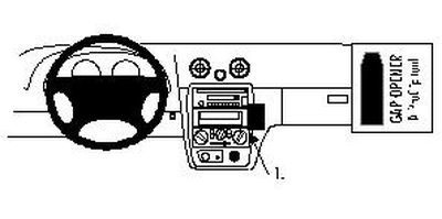 Proclip Montagebügel Mazda Miata/MX-5 98-05